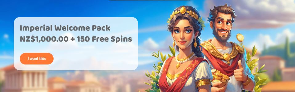 Get welcome pack with thousand dollars and free spins